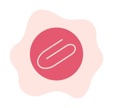 Eklenti simgesi. vektör renk çizimi