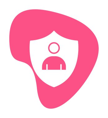 Hesap koruma simgesi vektör illüstrasyonuName