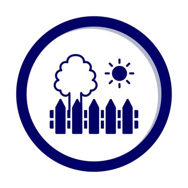 çit ağ ikonu vektör illüstrasyonu