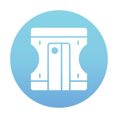 Kalem kalemtıraş simge vektör çizim