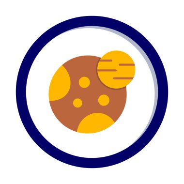 Gezegenler simgesi, vektör illüstrasyonu