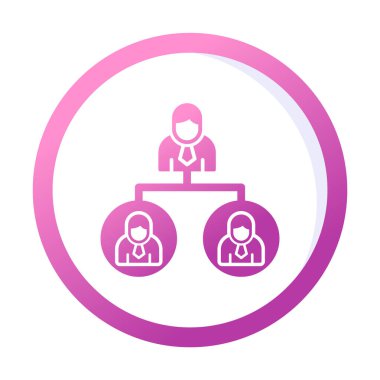 Beyaz arkaplanda Takım Yönetimi vektör çizimi