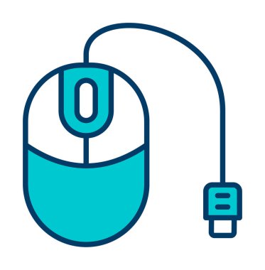 Fare simgesi, web basit illüstrasyonu