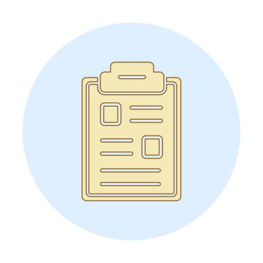 Pano simgesi, vektör illüstrasyonu basit tasarım