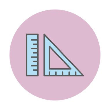 ölçekli düz simge, vektör illüstrasyonu 