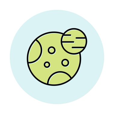 Gezegenler simgesi, vektör illüstrasyonu