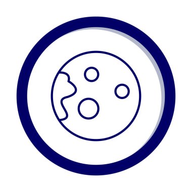 Gezegenler simgesi, vektör illüstrasyonu