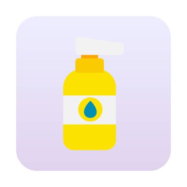 Beyaz arkaplanda bebek yağı vektör illüstrasyonu