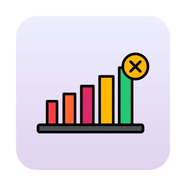 Sinyal ağ simgesi, vektör illüstrasyonu