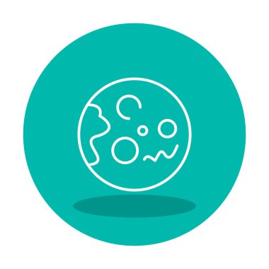 Gezegenler simgesi, vektör illüstrasyonu