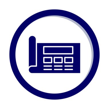 Şablon simgesi, vektör illüstrasyonu basit tasarım