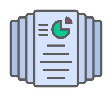 Görev Listesi web simgesi, vektör illüstrasyonu