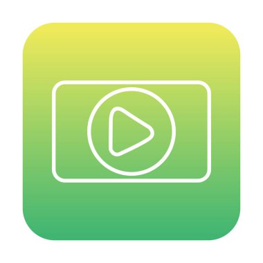 Oynatma düğmesi vektör çizimi