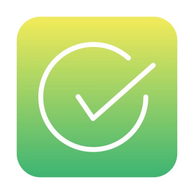 işaret simgesini işaretle, vektör illüstrasyonu basit tasarım