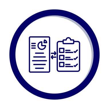 Çalışma Akımı web simgesi, vektör illüstrasyonu 