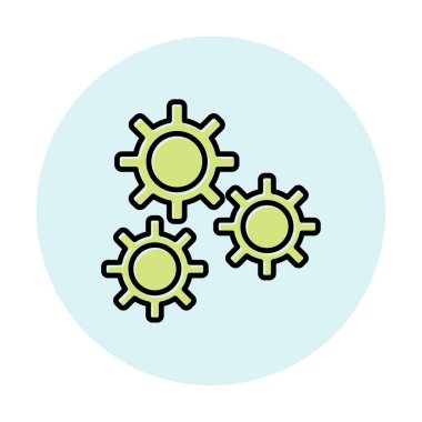 Ayar web simge vektör çizim