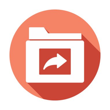 Dizin Paylaşımı web simgesi, vektör illüstrasyonu