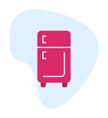 buzdolabı vektör simgesi çizelgesi çizimi