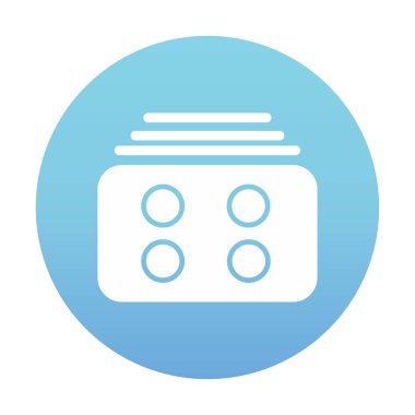 Menü web simgesi, vektör çizim