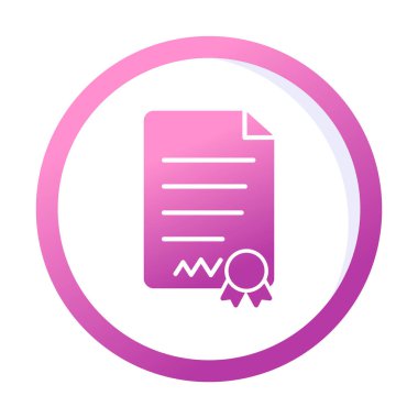 Beyaz arkaplanda diploma vektör illüstrasyonu