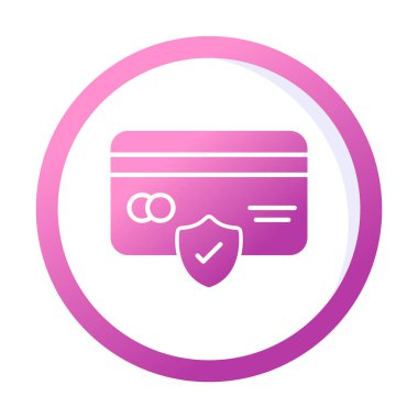 Basit ödeme finans simgesi, vektör illüstrasyonu