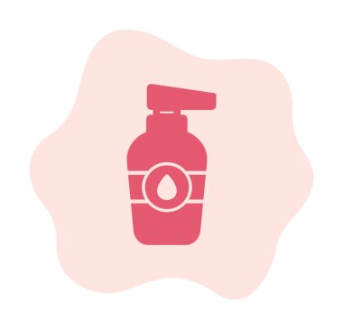 Beyaz arkaplanda bebek yağı vektör illüstrasyonu