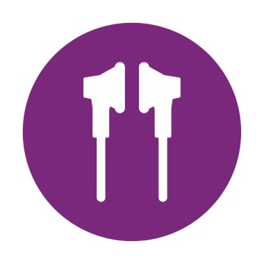 Kulaklık simge vektör çizim