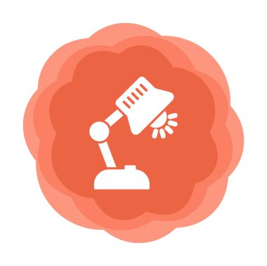 tablo lambası vektör illüstrasyonu