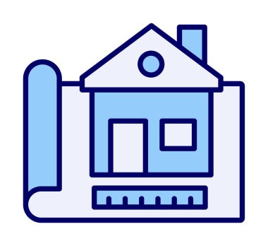 Vektör Yapı Çizim simgesi illüstrasyonu                                                    