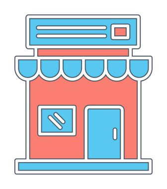 Basit simge vektör illüstrasyonunu sakla