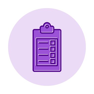 Pano simgesi, vektör illüstrasyonu basit tasarım