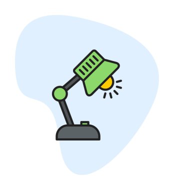 tablo lambası vektör illüstrasyonu