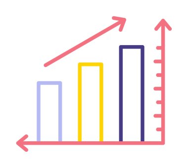 Grafik. Web simgesi basit illüstrasyon 