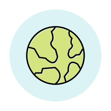 Dünya web simgesi vektör illüstrasyonu