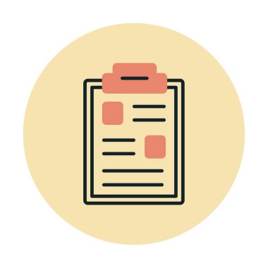 Pano simgesi, vektör illüstrasyonu basit tasarım