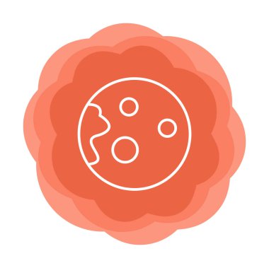 Gezegenler simgesi, vektör illüstrasyonu