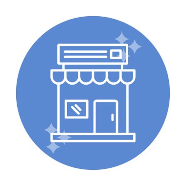 Basit simge vektör illüstrasyonunu sakla