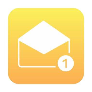 zarf simgesi vektör illüstrasyonu