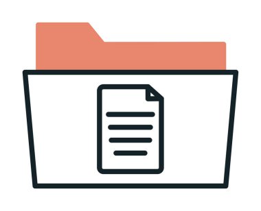 dizin vektör simgesi, web illüstrasyonu