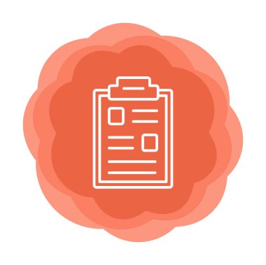 Pano simgesi, vektör illüstrasyonu basit tasarım