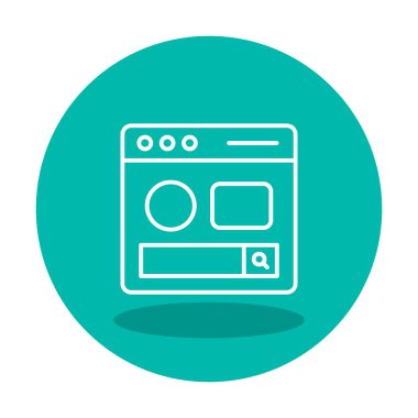 Basit sayfa satırını, ana vektör ögelerini ara