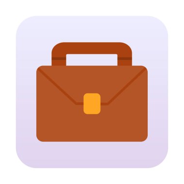 evrak çantası web basit simge illüstrasyonu