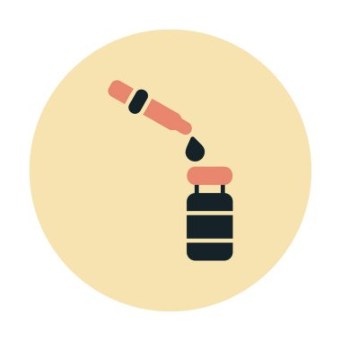 Basit yassı indirme simgesi vektör çizimi