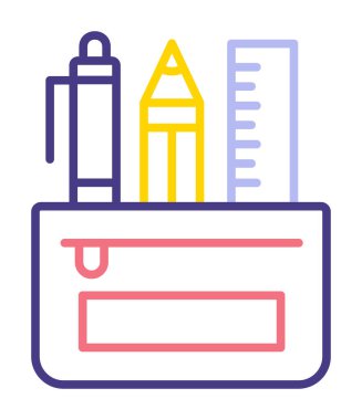 Kalem Durumu simgesi, vektör illüstrasyonu  