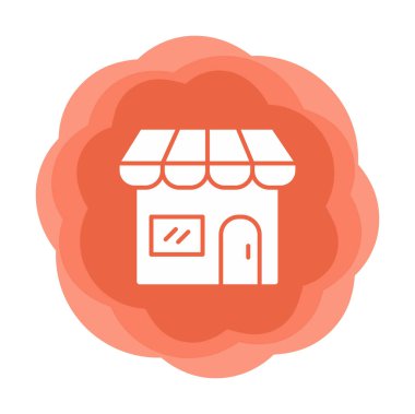 Dükkanı web simge vektör çizim
