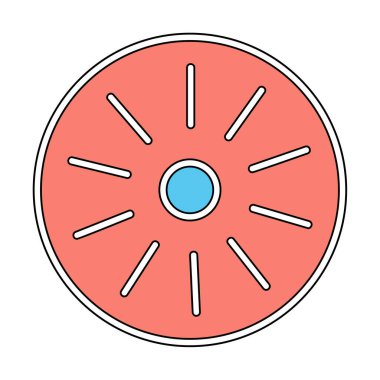 Modern simgenin vektör illüstrasyonu                  