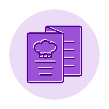 Menü web simgesi, vektör çizim