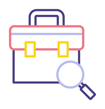 Görev simgesi vektör illüstrasyonu