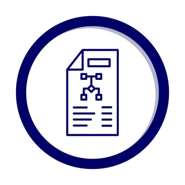 Dosya vektör simgesini çalıştır. Yazdırma, mobil ve web uygulamaları için kullanılabilir.