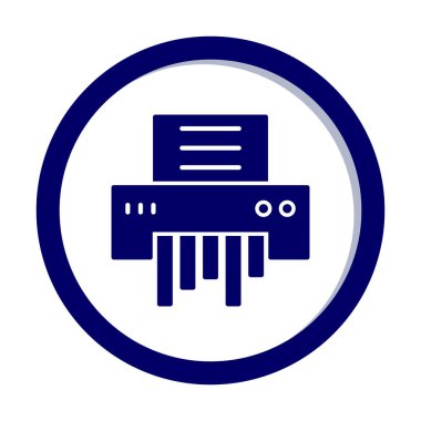 kağıt öğütücü makinenin vektör çizim